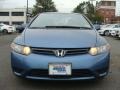 2007 Atomic Blue Metallic Honda Civic LX Coupe  photo #2