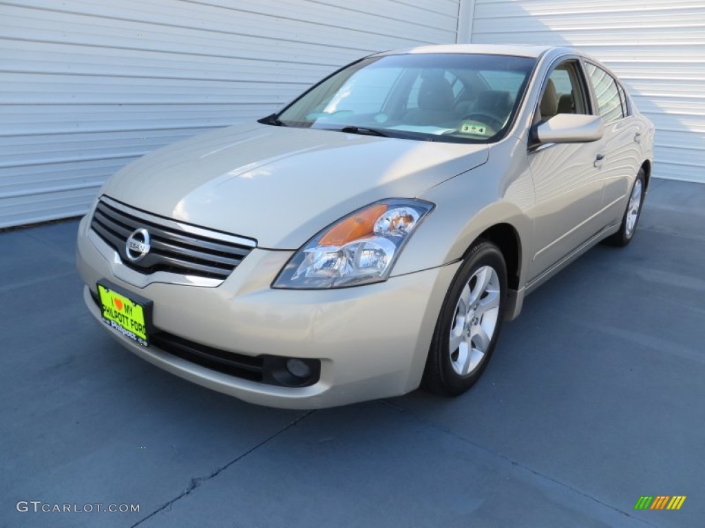 2009 Altima 2.5 S - Sonoran Sand Metallic / Blond photo #56