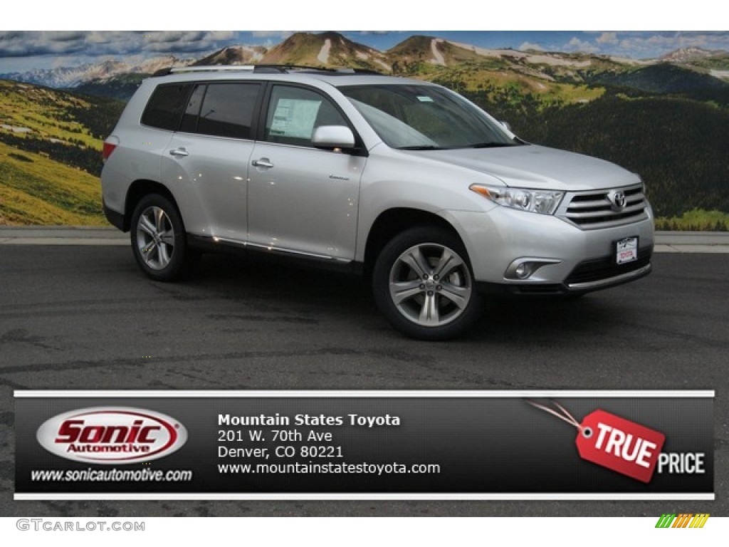 2013 Highlander Limited 4WD - Classic Silver Metallic / Ash photo #1