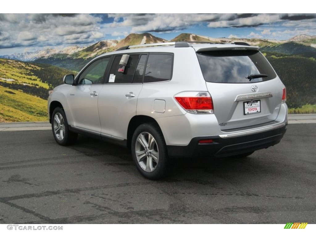 2013 Highlander Limited 4WD - Classic Silver Metallic / Ash photo #3