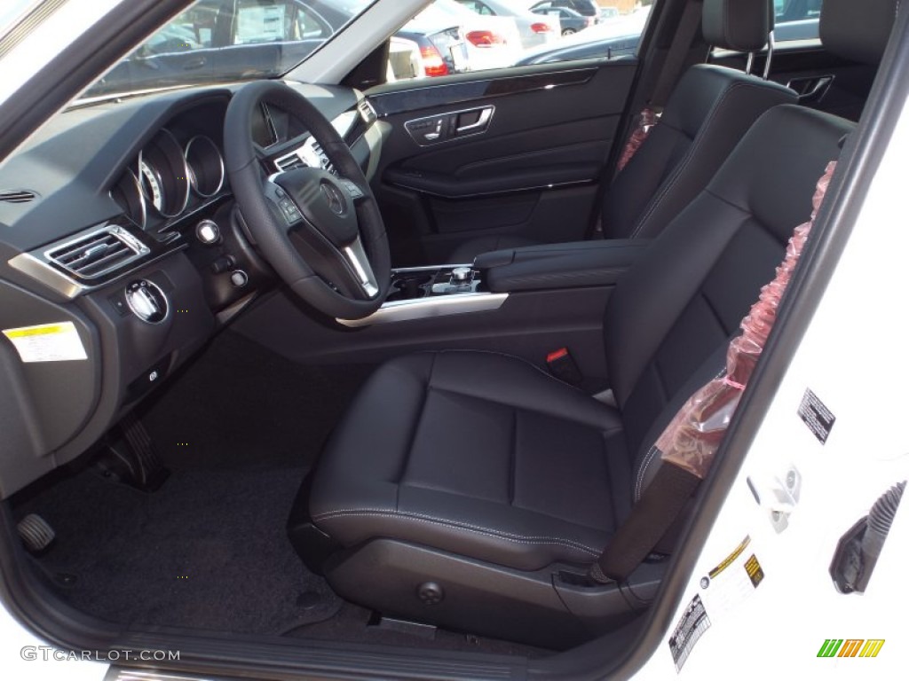 Black Interior 2014 Mercedes-Benz E E250 BlueTEC Sedan Photo #86744955