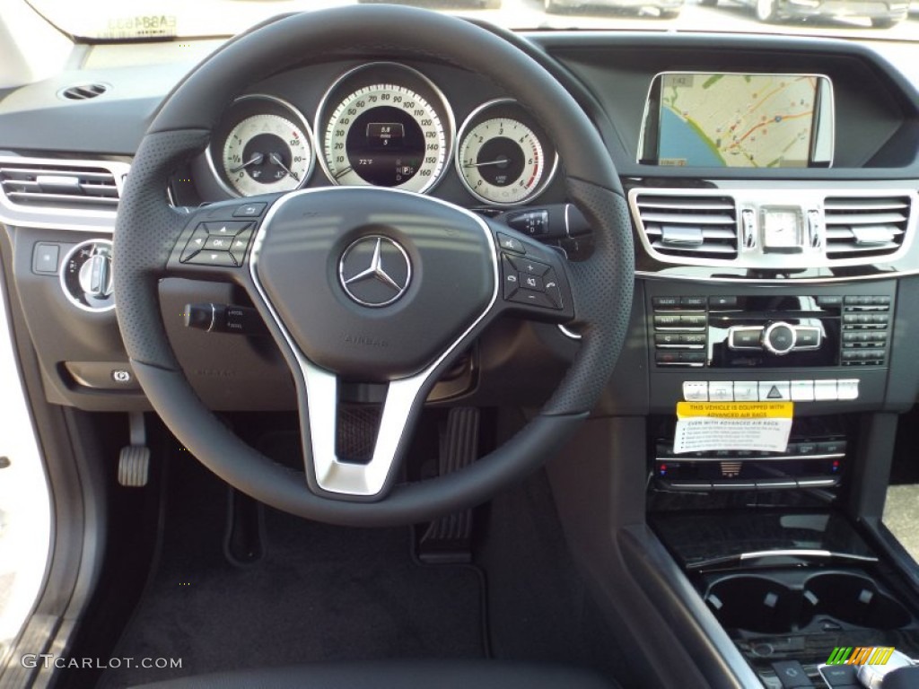2014 Mercedes-Benz E E250 BlueTEC Sedan Black Dashboard Photo #86745002