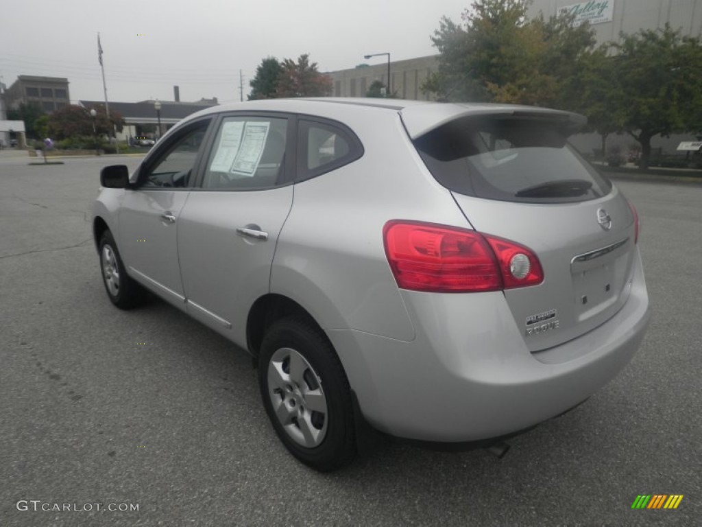 2012 Rogue S AWD - Brilliant Silver / Black photo #3