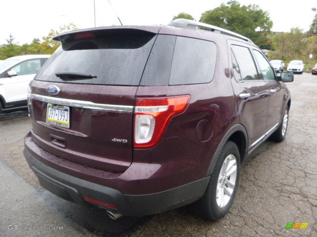 2011 Explorer XLT 4WD - Bordeaux Reserve Red Metallic / Medium Light Stone photo #2