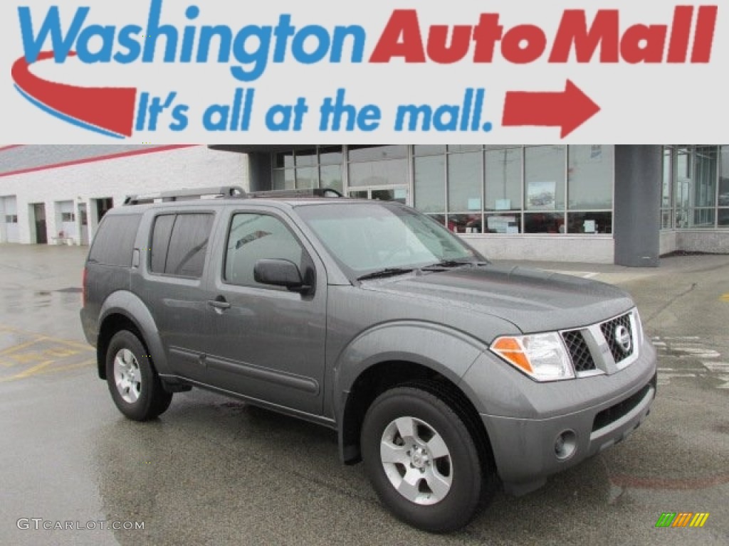 2006 Pathfinder S 4x4 - Storm Grey Metallic / Graphite photo #1