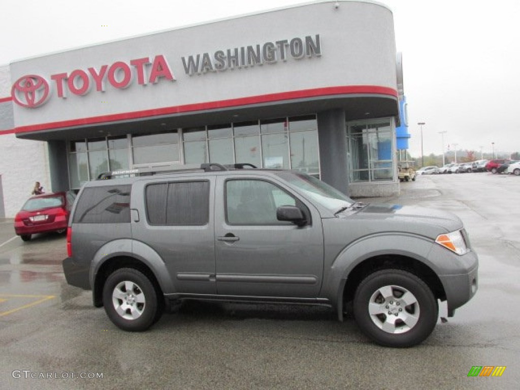 2006 Pathfinder S 4x4 - Storm Grey Metallic / Graphite photo #2