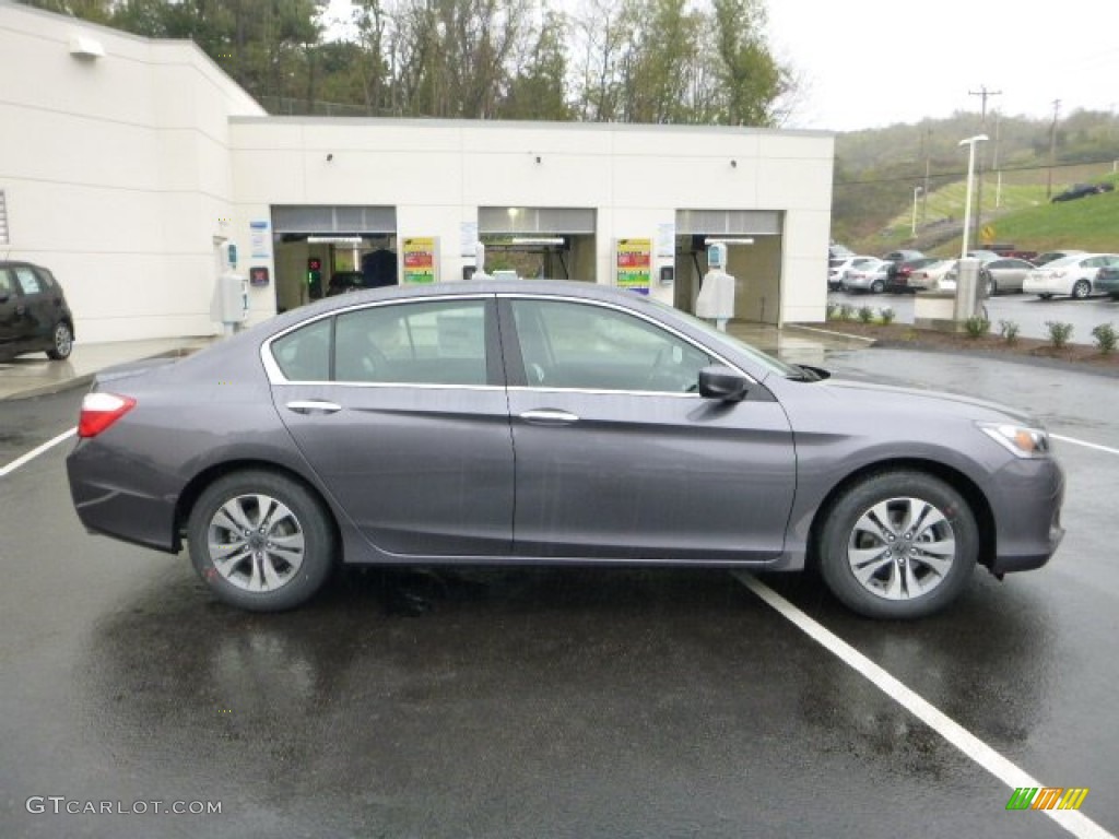 2014 Accord LX Sedan - Modern Steel Metallic / Black photo #2