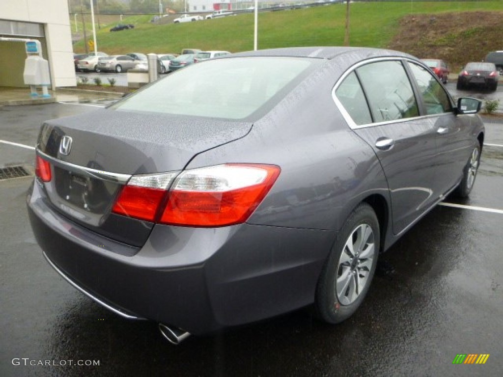 2014 Accord LX Sedan - Modern Steel Metallic / Black photo #3