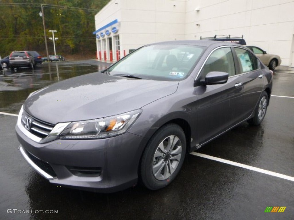 2014 Accord LX Sedan - Modern Steel Metallic / Black photo #7