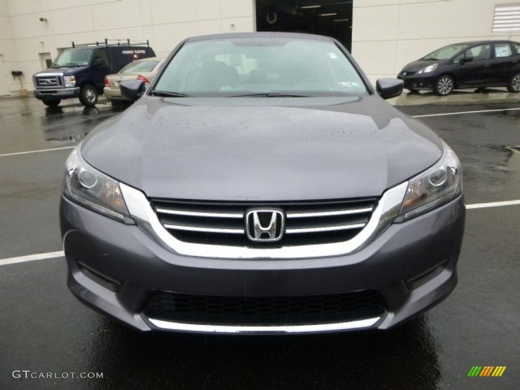 2014 Accord LX Sedan - Modern Steel Metallic / Black photo #8
