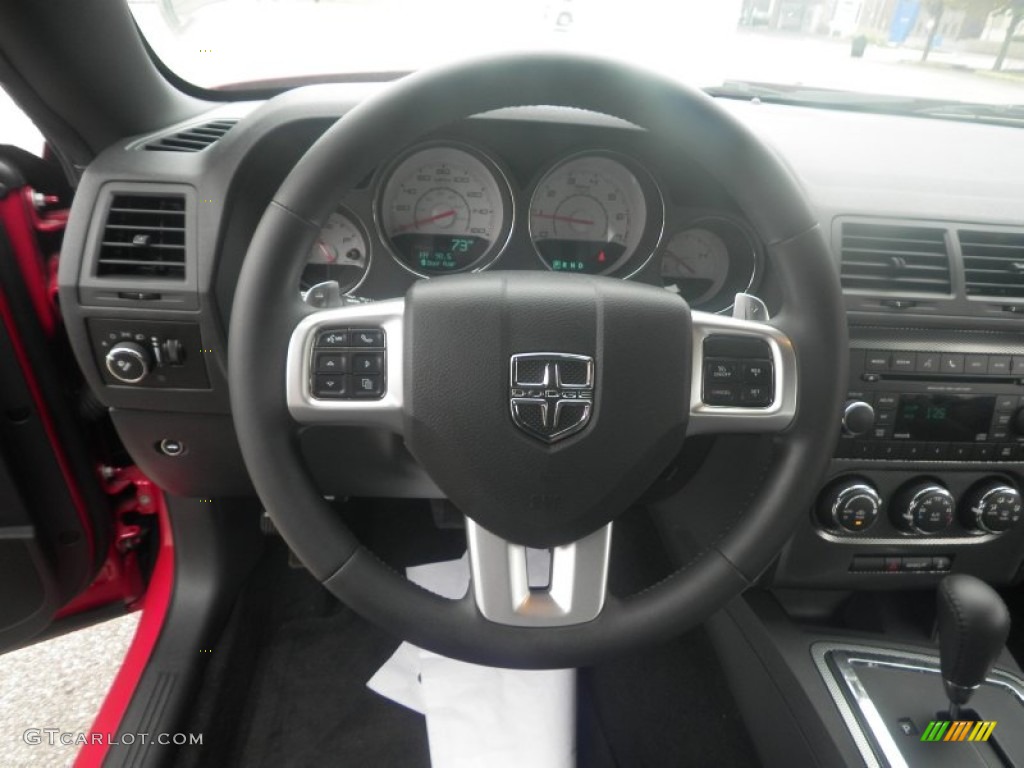 2012 Challenger R/T - Redline 3 Coat Pearl / Dark Slate Gray photo #5