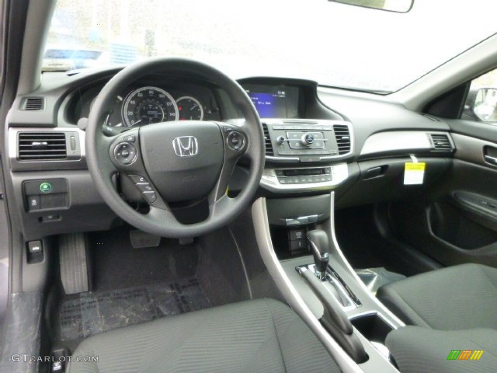 2014 Accord LX Sedan - Modern Steel Metallic / Black photo #12
