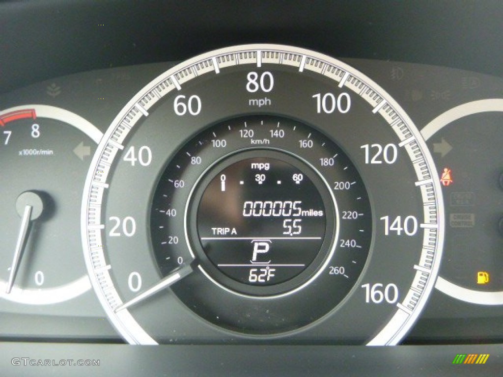 2014 Accord LX Sedan - Modern Steel Metallic / Black photo #19