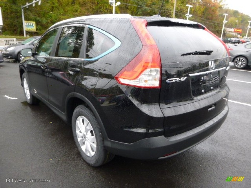 2014 CR-V EX-L AWD - Crystal Black Pearl / Black photo #5