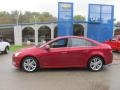 2013 Crystal Red Metallic Tintcoat Chevrolet Cruze LTZ  photo #2