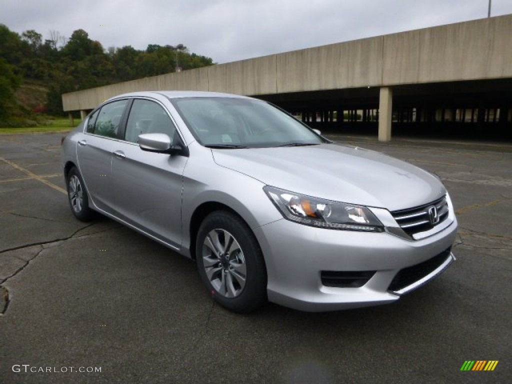 2014 Accord LX Sedan - Alabaster Silver Metallic / Gray photo #1