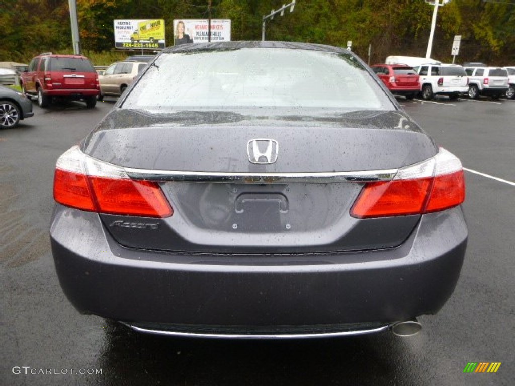 2014 Accord LX Sedan - Modern Steel Metallic / Black photo #4