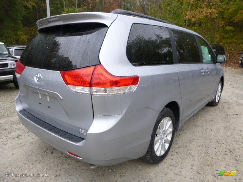 2014 Sienna LE AWD - Silver Sky Metallic / Light Gray photo #3