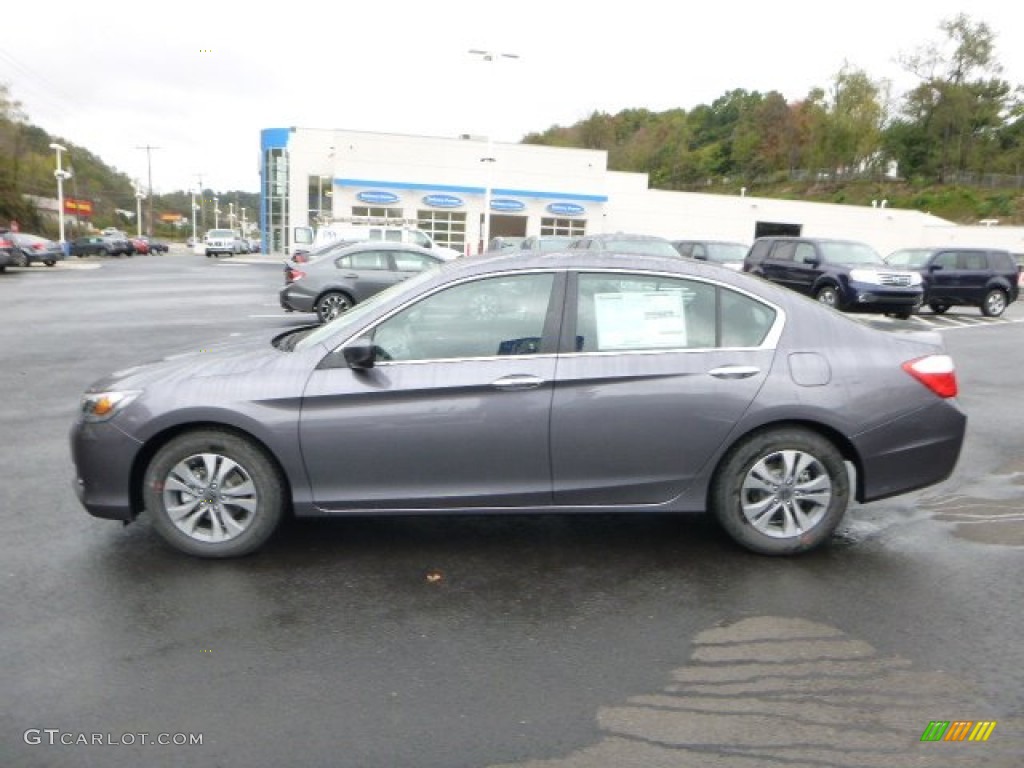 2014 Accord LX Sedan - Modern Steel Metallic / Black photo #6