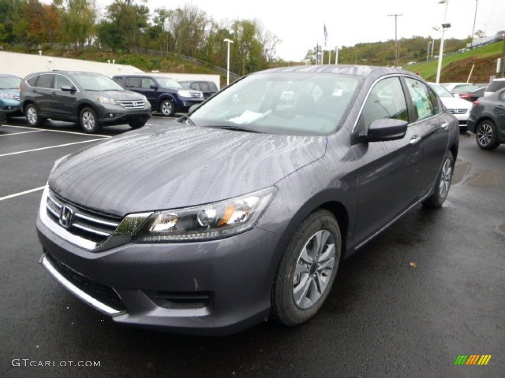 2014 Accord LX Sedan - Modern Steel Metallic / Black photo #7