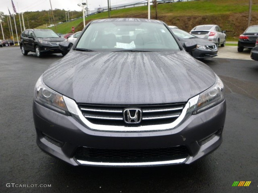 2014 Accord LX Sedan - Modern Steel Metallic / Black photo #8