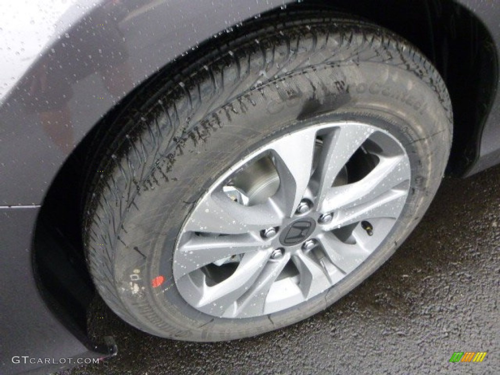 2014 Accord LX Sedan - Modern Steel Metallic / Black photo #9