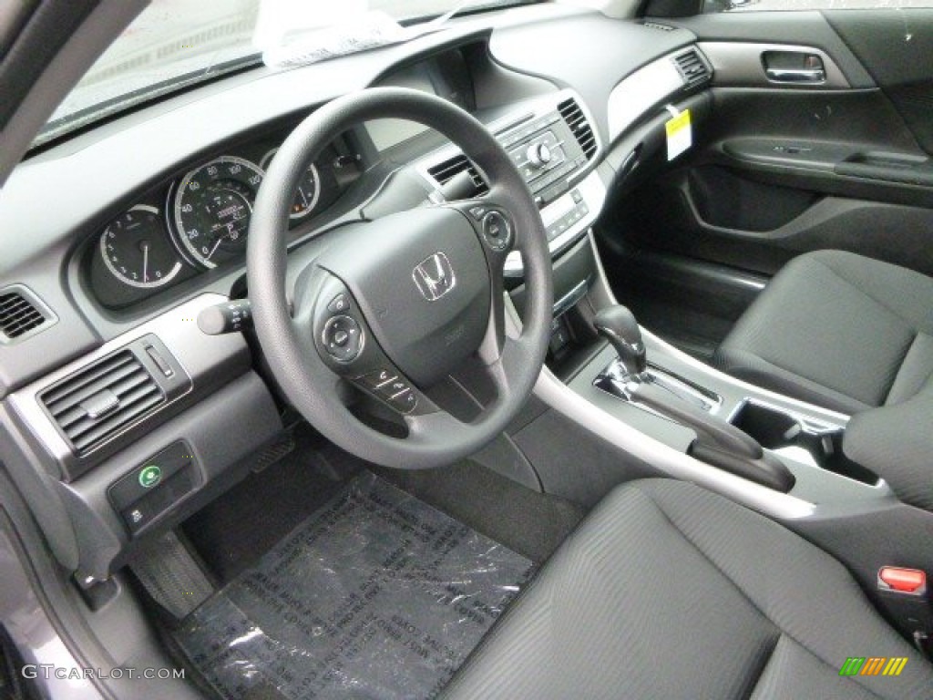 2014 Accord LX Sedan - Modern Steel Metallic / Black photo #15