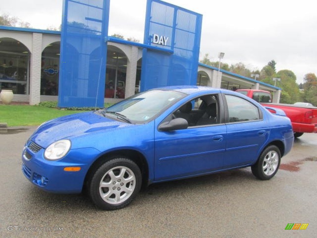 2004 Neon SXT - Electric Blue Pearlcoat / Dark Slate Gray photo #1