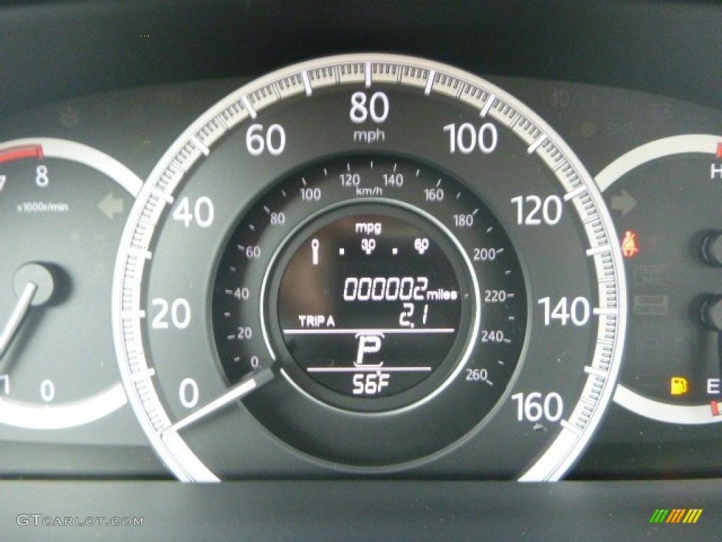 2014 Accord LX Sedan - Modern Steel Metallic / Black photo #19