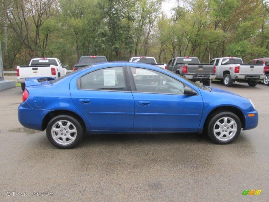 2004 Neon SXT - Electric Blue Pearlcoat / Dark Slate Gray photo #7