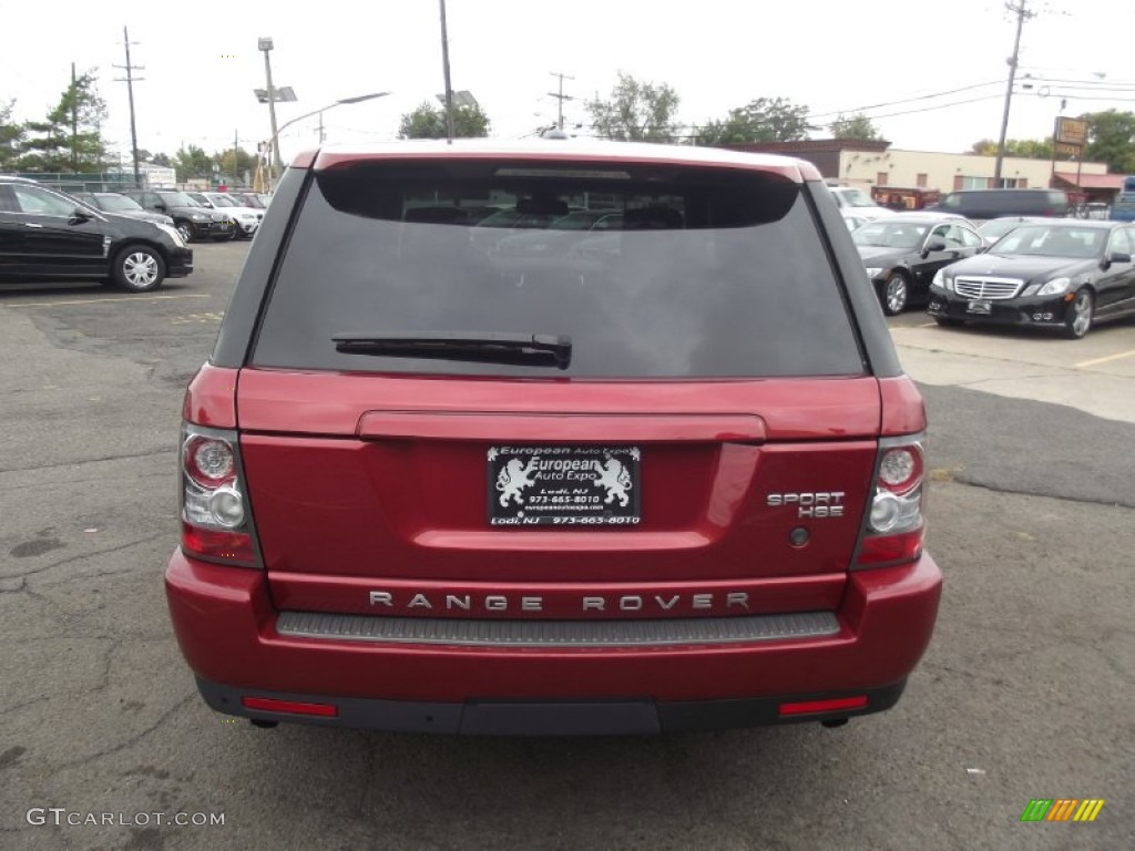 2010 Range Rover Sport HSE - Rimini Red / Almond/Nutmeg Stitching photo #5