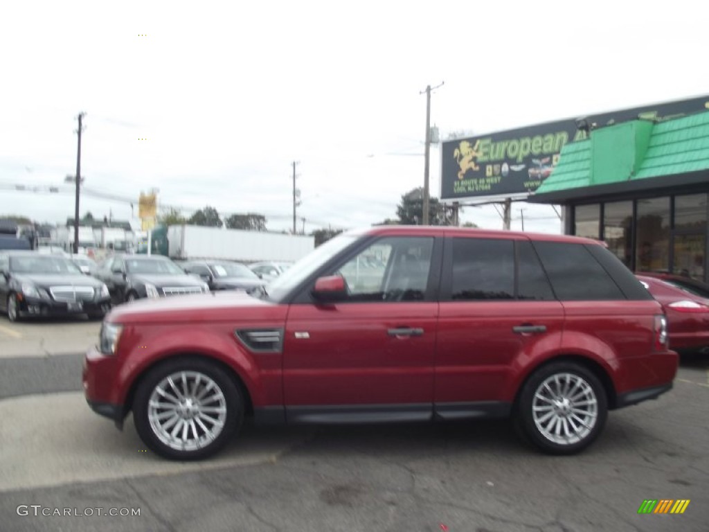 2010 Range Rover Sport HSE - Rimini Red / Almond/Nutmeg Stitching photo #6