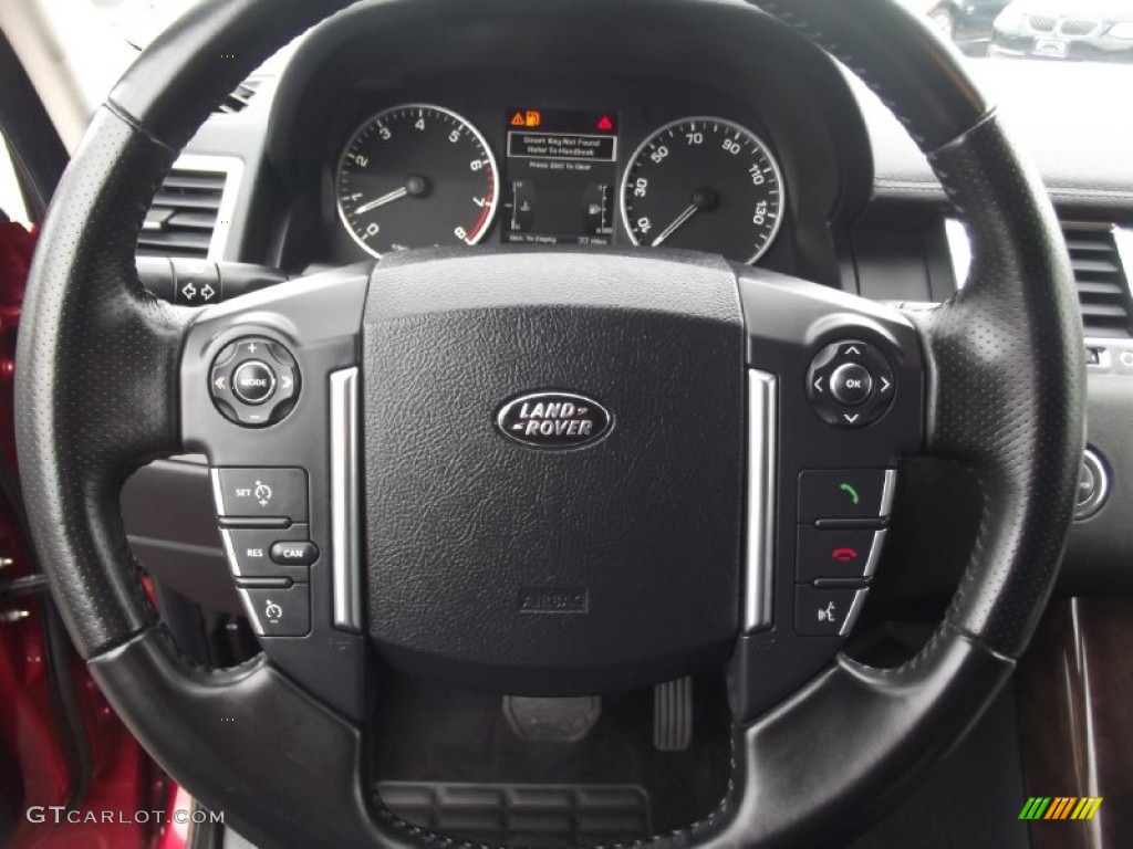 2010 Range Rover Sport HSE - Rimini Red / Almond/Nutmeg Stitching photo #24