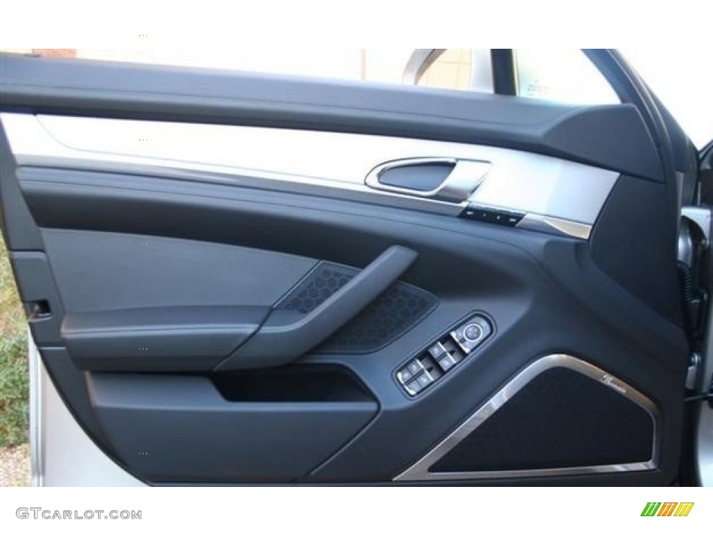 2010 Porsche Panamera Turbo Black Door Panel Photo #86750853