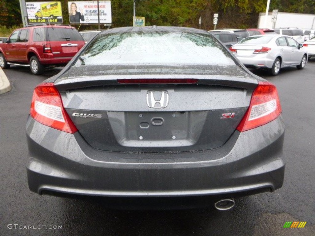 2013 Civic Si Coupe - Polished Metal Metallic / Black photo #4