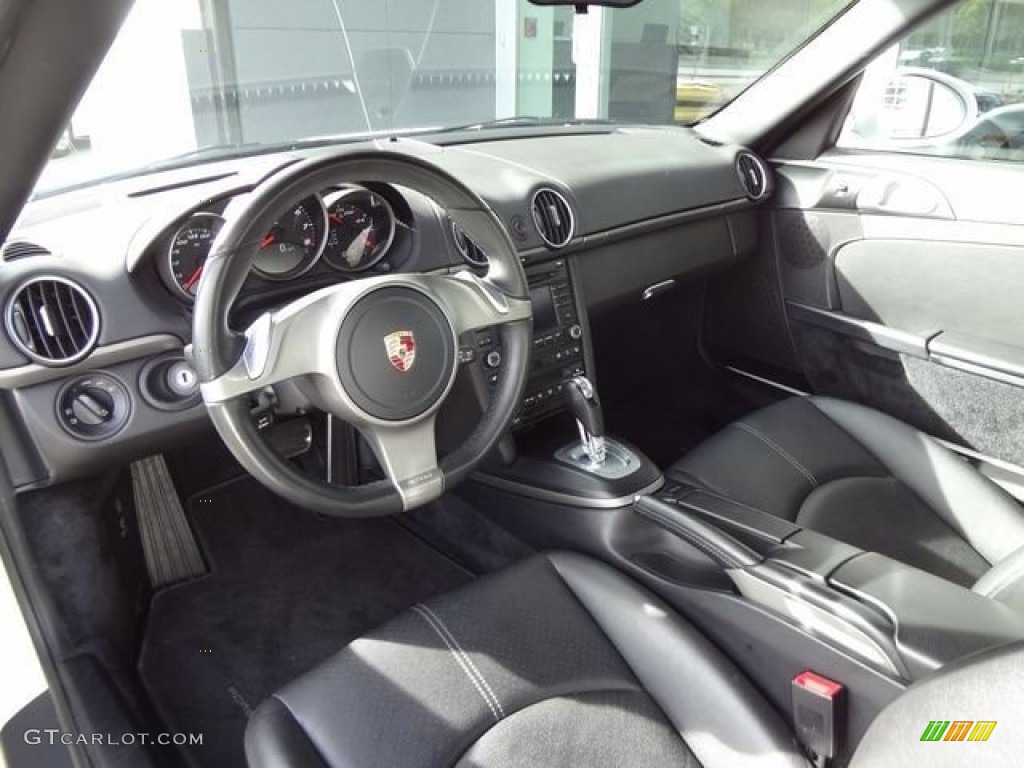Black Interior 2010 Porsche Cayman Standard Cayman Model Photo #86751930