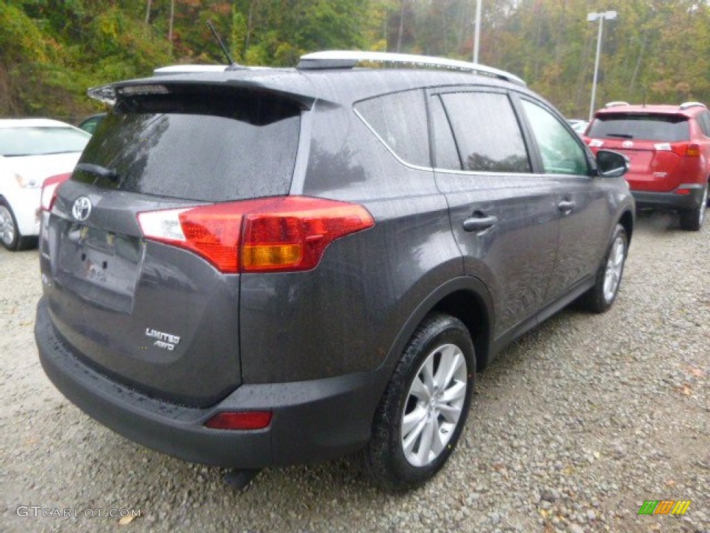 2013 RAV4 Limited AWD - Magnetic Gray Metallic / Terracotta photo #3