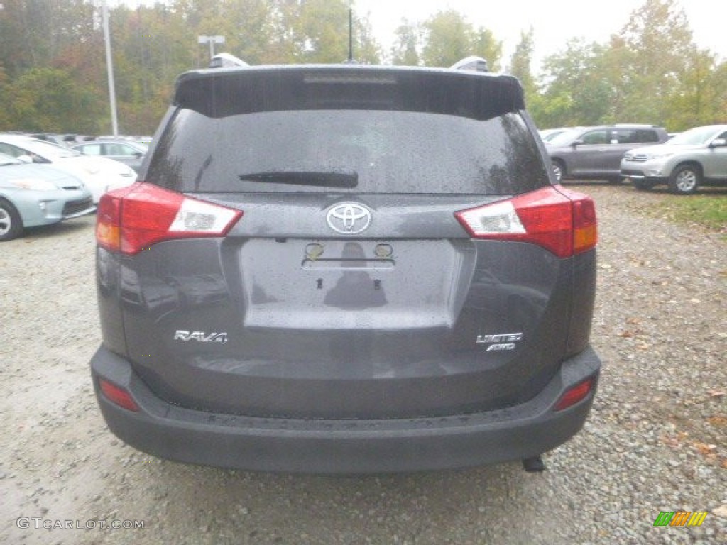 2013 RAV4 Limited AWD - Magnetic Gray Metallic / Terracotta photo #4