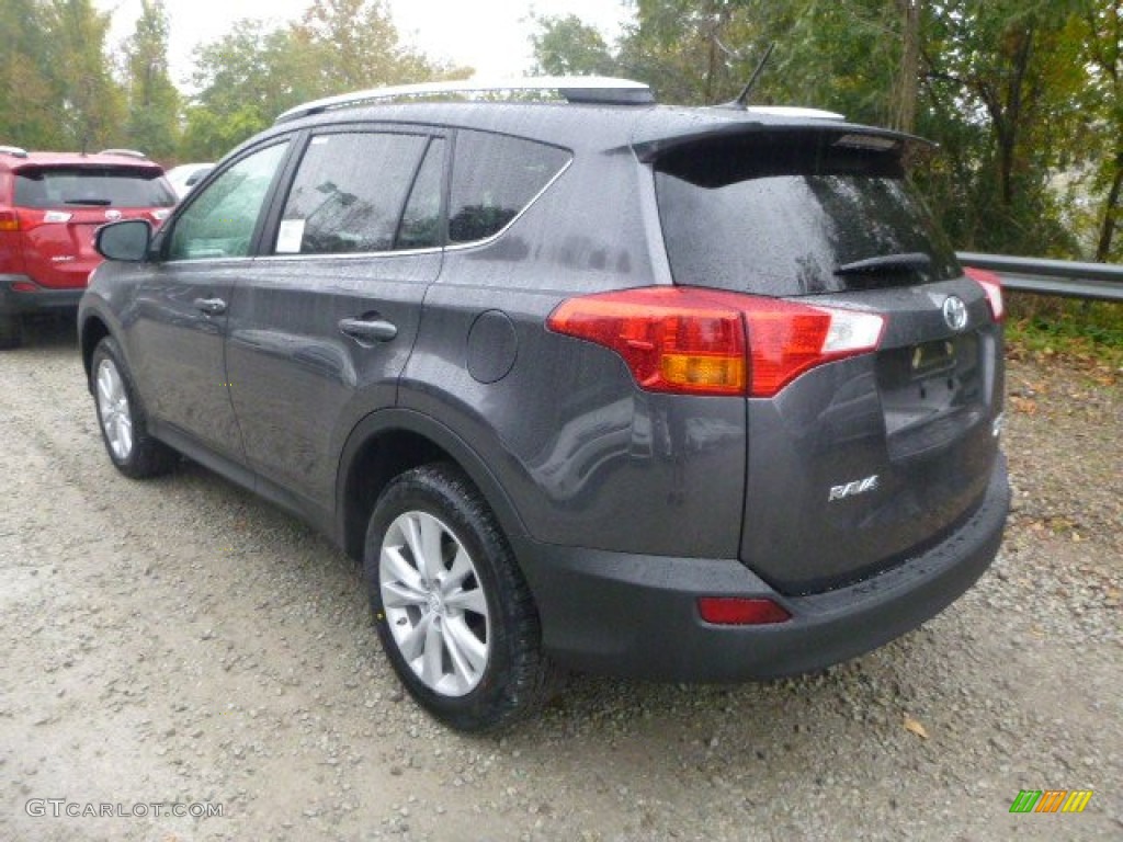 2013 RAV4 Limited AWD - Magnetic Gray Metallic / Terracotta photo #5