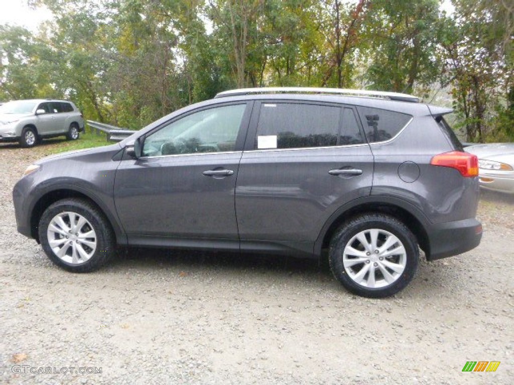 2013 RAV4 Limited AWD - Magnetic Gray Metallic / Terracotta photo #6