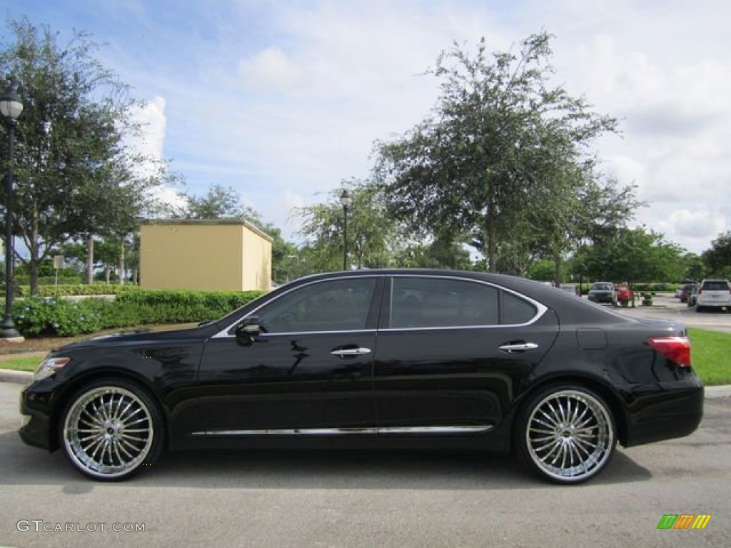 Obsidian Black 2010 Lexus LS 460 L Exterior Photo #86753728
