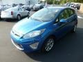 2011 Blue Flame Metallic Ford Fiesta SES Hatchback  photo #3