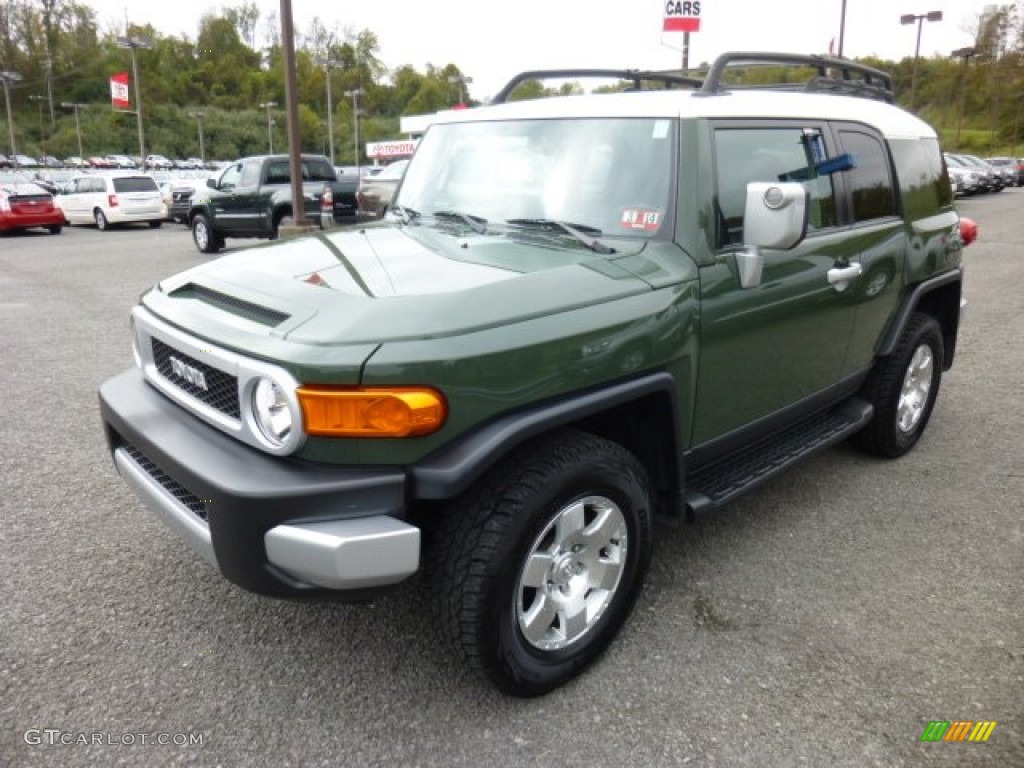 2010 FJ Cruiser 4WD - Army Green / Dark Charcoal photo #3