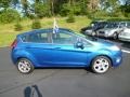 2011 Blue Flame Metallic Ford Fiesta SES Hatchback  photo #8