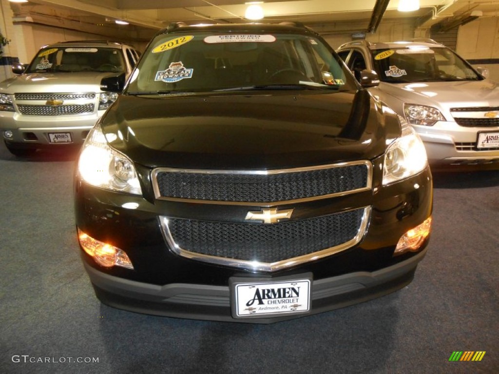 2012 Traverse LT - Black Granite Metallic / Ebony photo #2