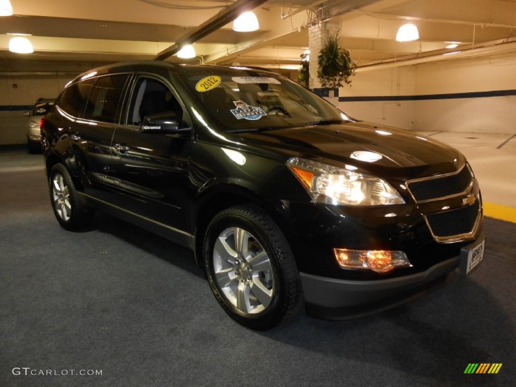 2012 Traverse LT - Black Granite Metallic / Ebony photo #3