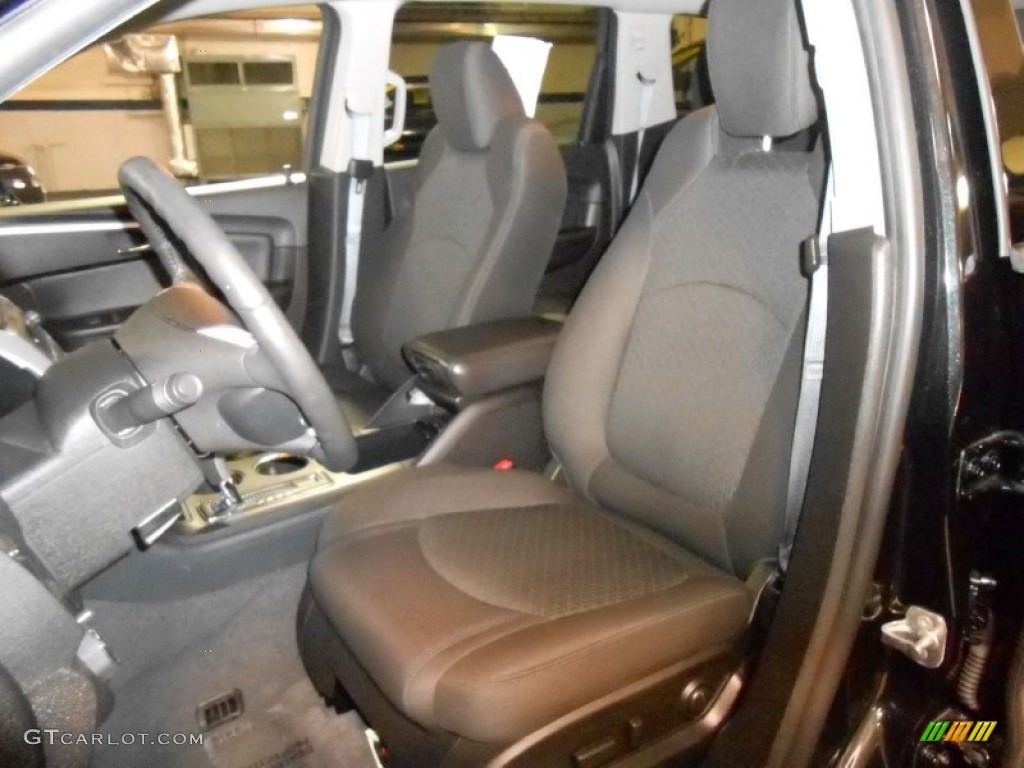 2012 Traverse LT - Black Granite Metallic / Ebony photo #10