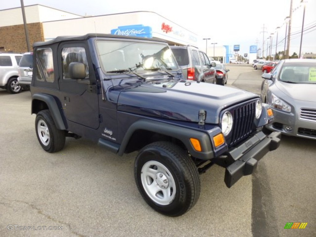 2006 Wrangler SE 4x4 - Midnight Blue Pearl / Dark Slate Gray photo #1