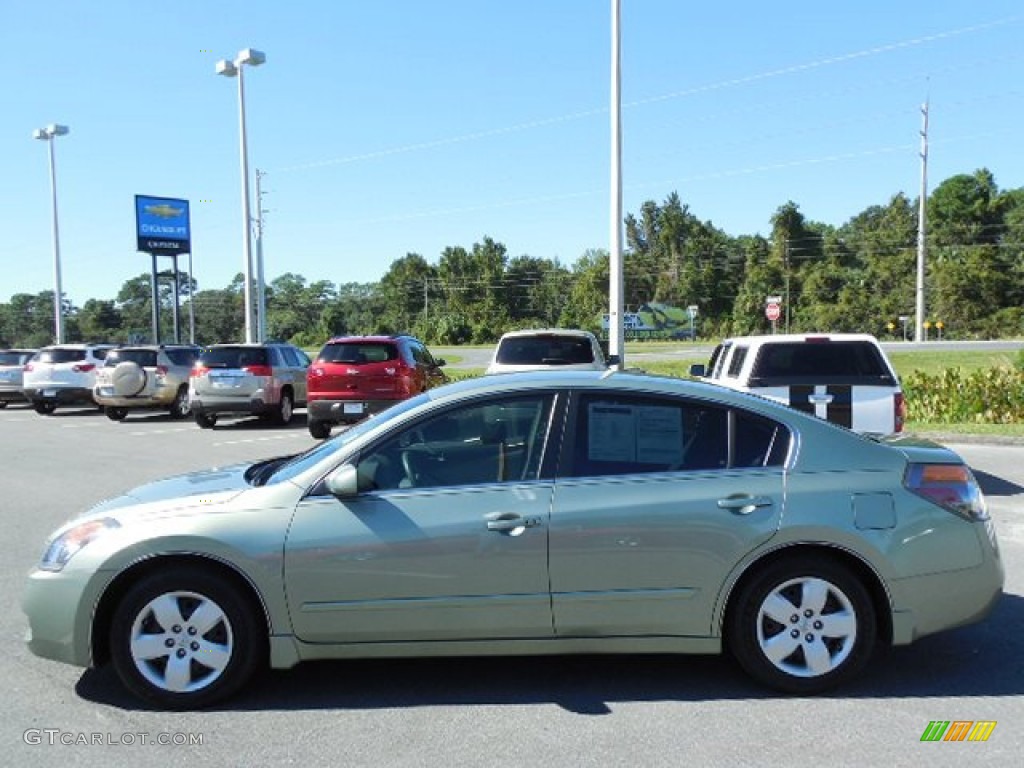 2007 Altima 2.5 S - Metallic Jade / Blond photo #2