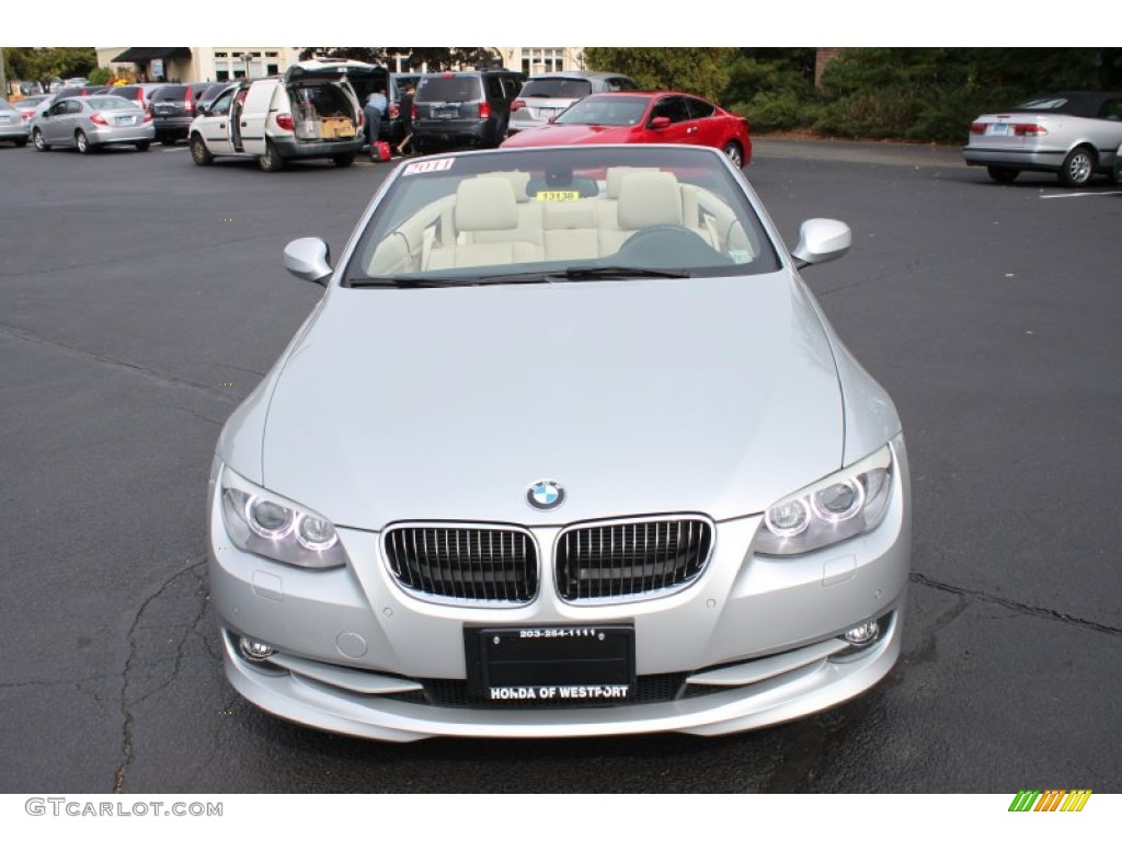 2011 3 Series 328i Convertible - Titanium Silver Metallic / Cream Beige photo #3